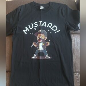 Kendrick Lamar Black 'Mustard' Graphic Tee